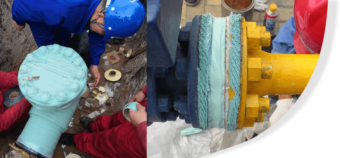 粘彈體防腐膏用于填充間隙、狹縫及不規(guī)則的構(gòu)件塑形